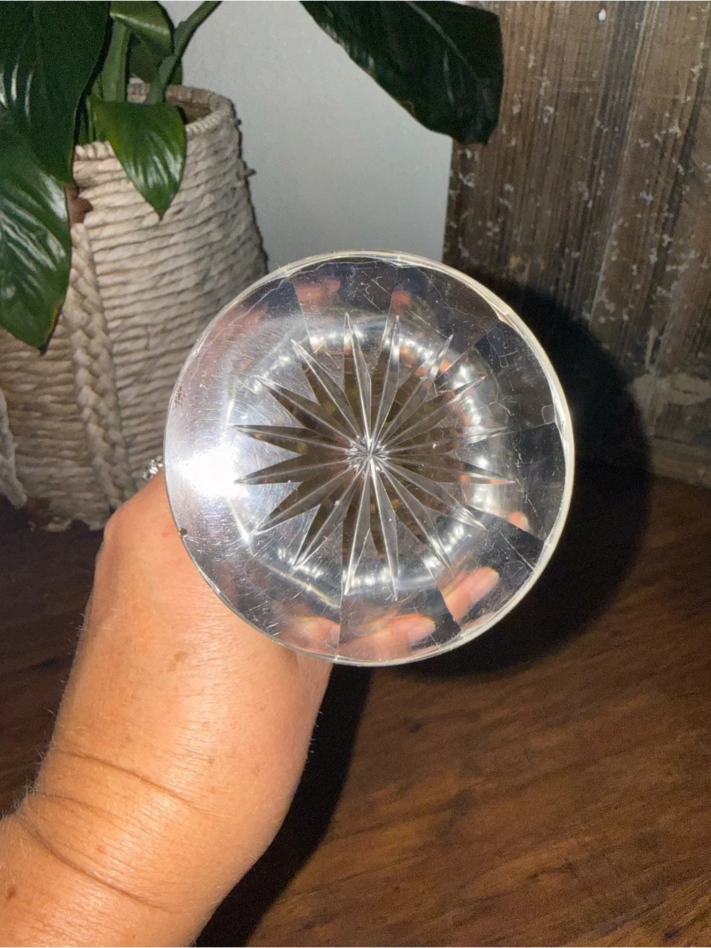 Vintage Bohemian Czech Crystal Vase Ruby Flash Gold Gilt Floral 10” Vase (Rare)